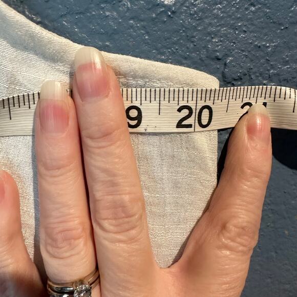 Boho Fairy Fringe Embroidered Indigo Soul White Crochet trim tunic Size Small - Picture 6 of 7